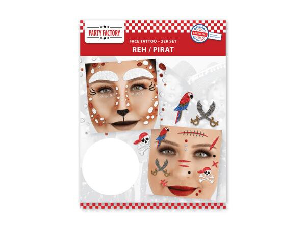 Gesichtstattoo-Set