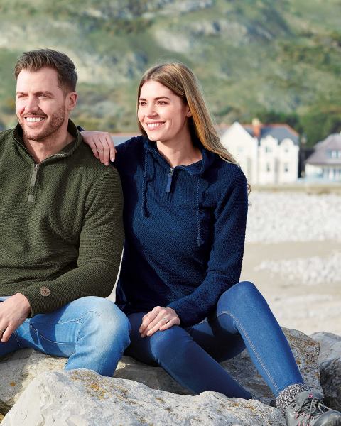 Crane Ladies' Textured Knit Sweater