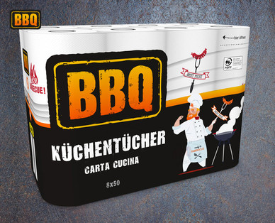 BBQ Küchentücher „BBQ-Design"