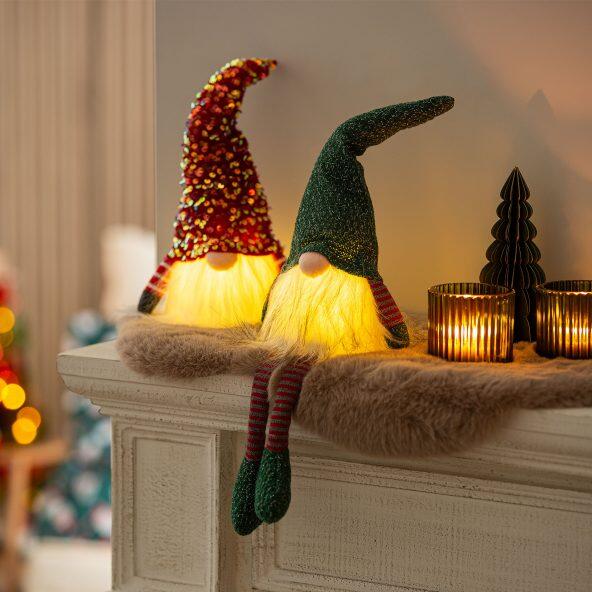 CASALUX(R) 				Gnome de Noël à LED