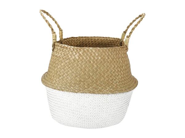 Livarno Natural & White Decorative Basket
