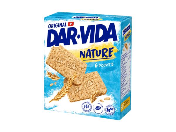 Crackers nature DAR-VIDA, 6 pièces, pack de 2