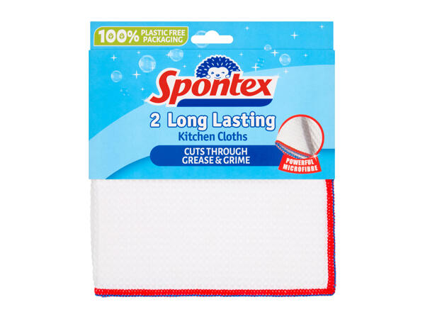 Spontex Long Lasting Kitchen Cloths