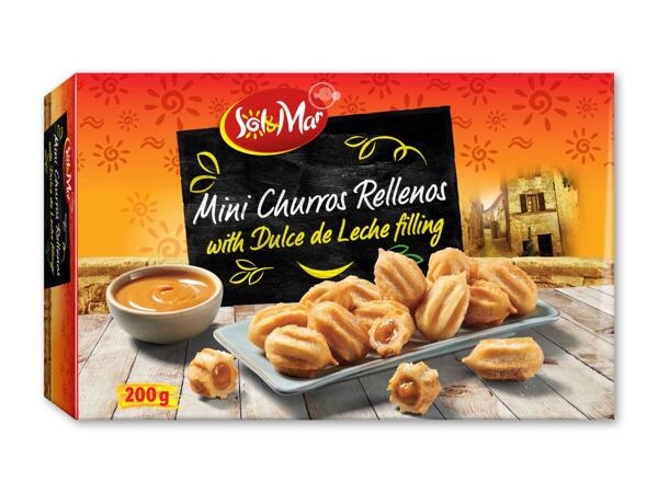 Mini churros med fyld