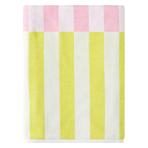 40" x 72" Luxury Beach Towel, Multi Stripe