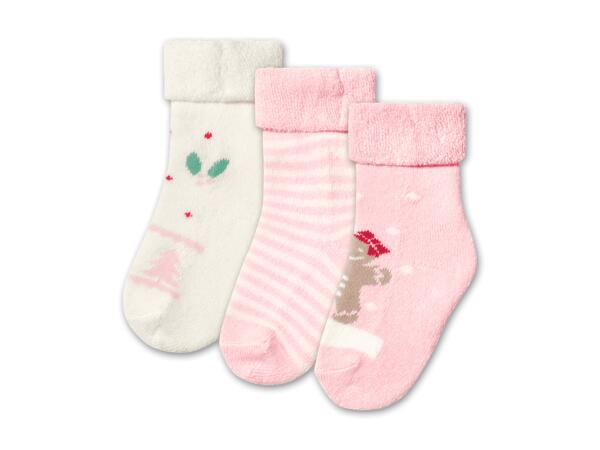 Baby-Thermosocken, 3 Paar