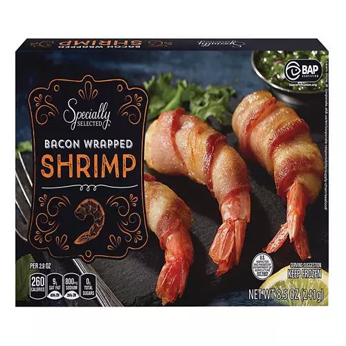 Bacon Wrapped Shrimp, 8.5 oz