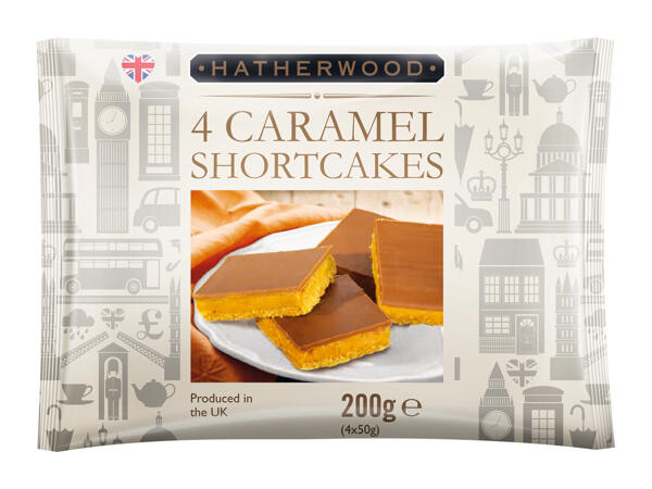 4 Caramel Shortcakes