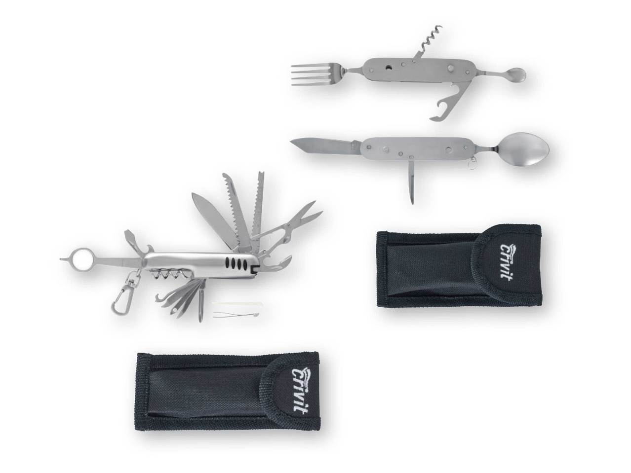 CRIVIT(R) Camping Cuttlery/ Multi-Purpose Pocket Knife