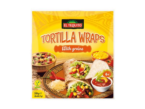 Tortilla Wraps Mehrkorn 6er