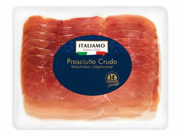 Prosciutto Crudo, geschnitten