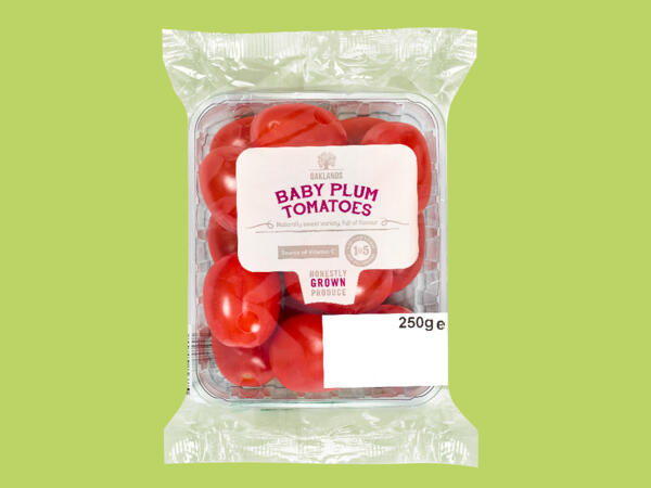 Oaklands Baby Plum Tomatoes