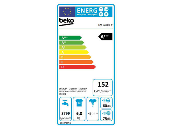BEKO(R) Waschmaschine "EV 64000 Y"