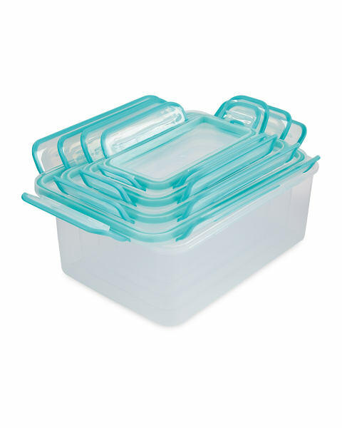 Blue Clip 'N' Close Rectangle Box