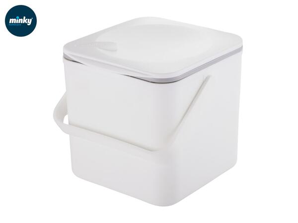 Minky 3.5L White Food Caddy