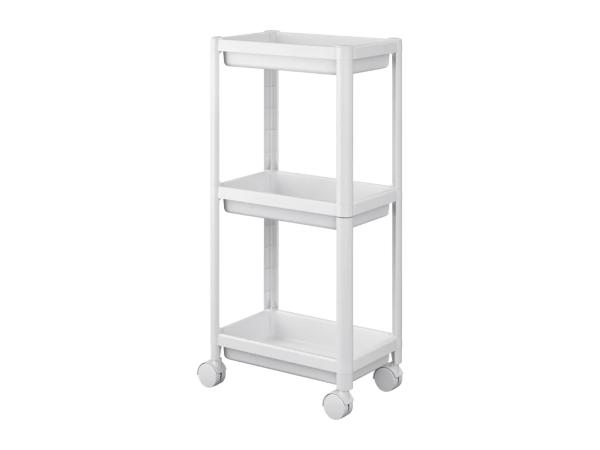 W5 White Storage Trolley