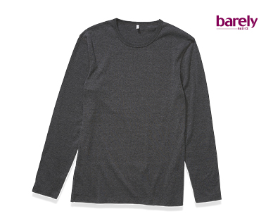 Men's Long Sleeve Ribbed Crew
