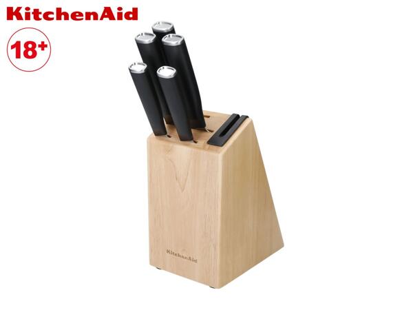 KitchenAid Classic Five Piece Kitchen Knife Set with Block