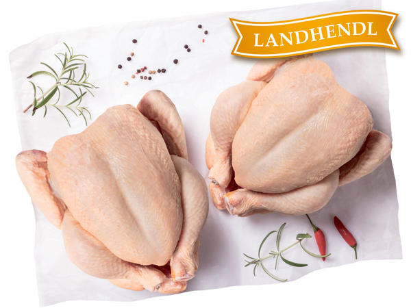 LANDHENDL Frische österreichische Hendl bratfertig, 2er Pack