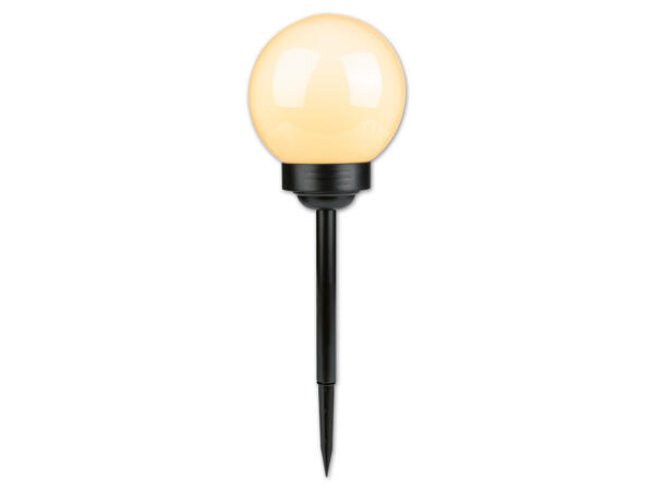 LED-Solar-Kugelleuchte, ca. ⌀ 15 cm