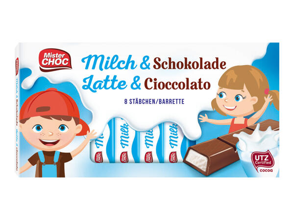 Schokostäbchen Milch & Schokolade