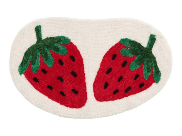 Livarno Home Bath Mat - Strawberry