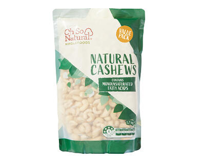 Natural Cashews 1.2kg
