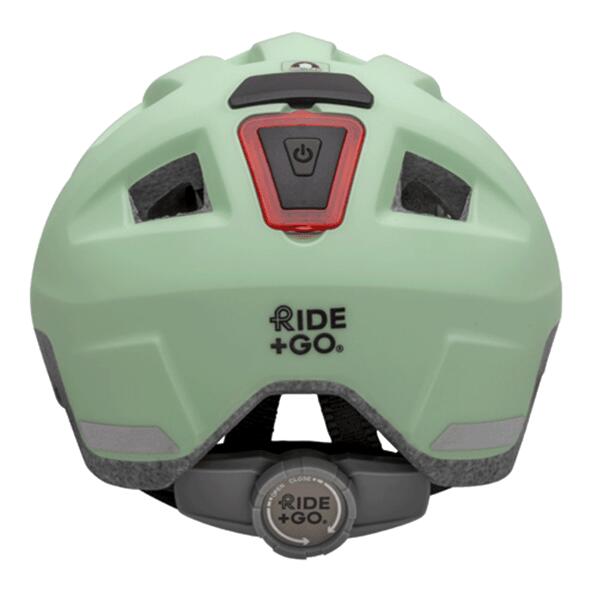 RIDE+GO(R) 				Fahrradhelm mit LED-Licht