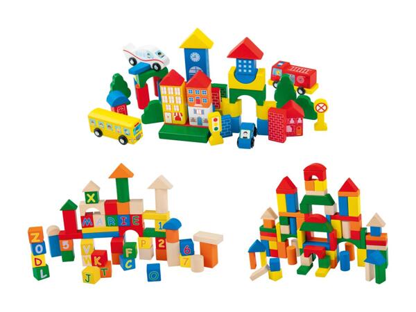 Jeu de construction en bois