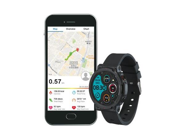 Sporthorloge met GPS - AMOLED-kleurendisplay - hartslagmeter