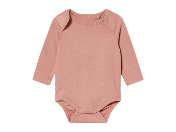Lupilu Baby Long-Sleeve Bodysuits - 3 Pack