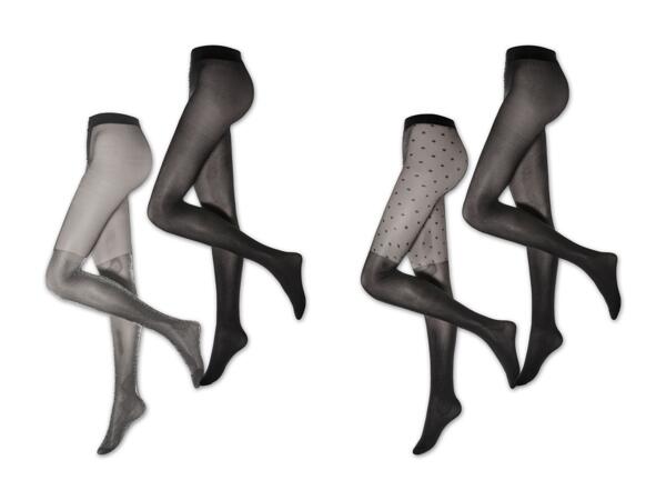 Damen Feinstrumpfhose, 2 Stück