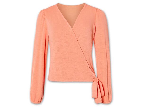 Damen Wickelshirt