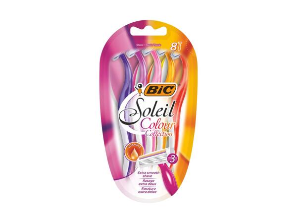 Rasoirs pour femmes BIC Collection Soleil Colour, 8 pièces