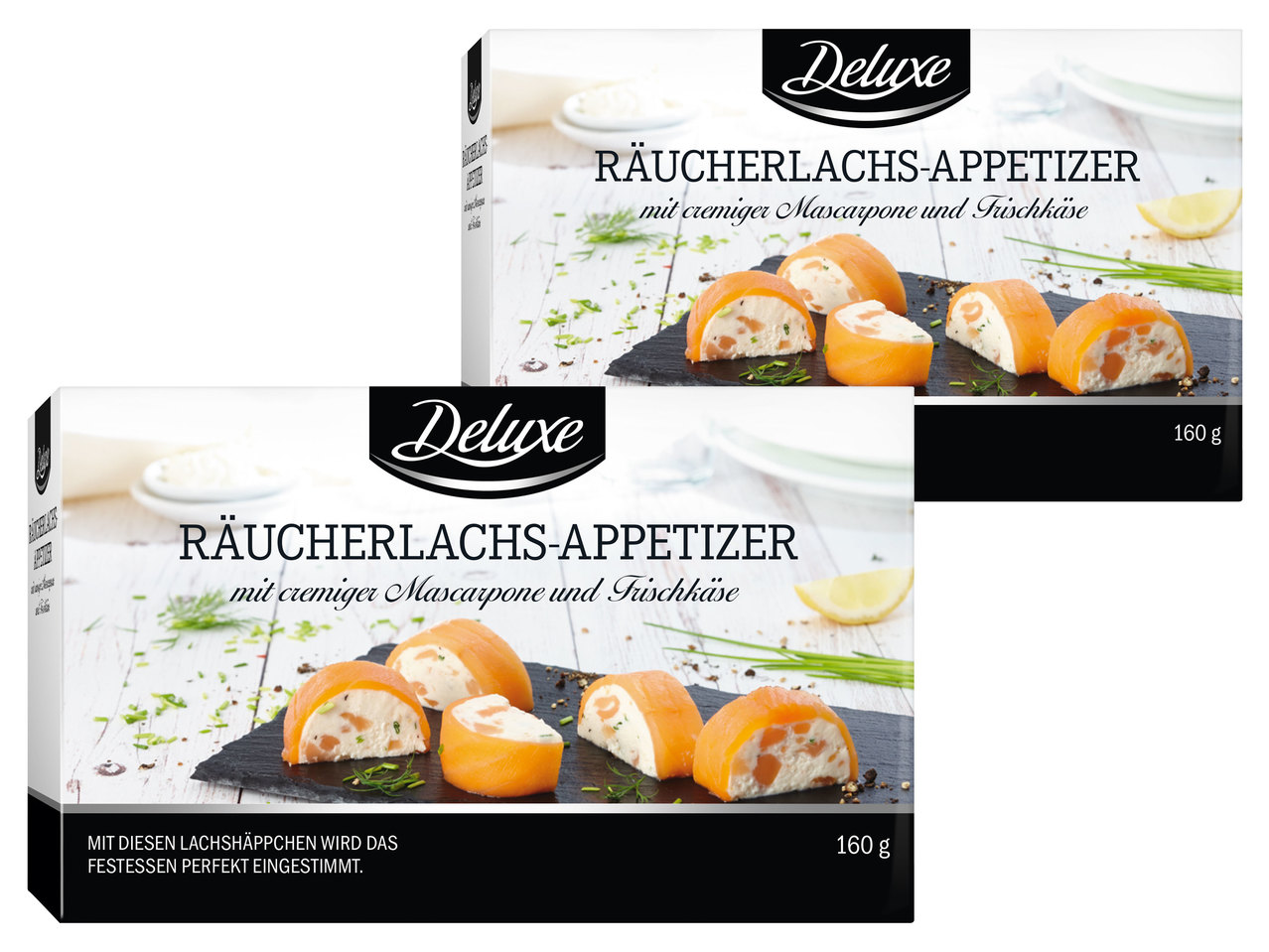 DELUXE Räucherlachs-Appetizer