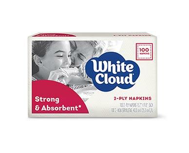 White Cloud 2 Ply Napkins