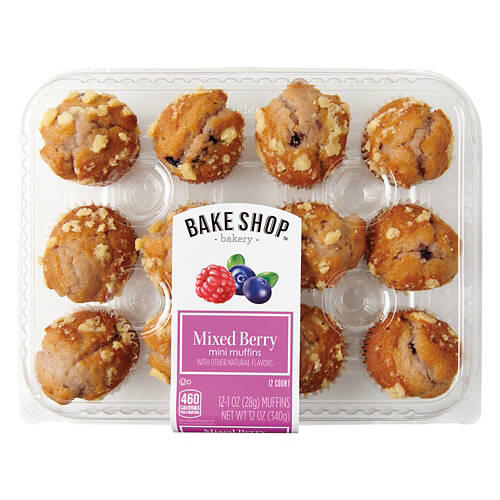 Mixed Berry Flavor Mini Muffins, 12 count