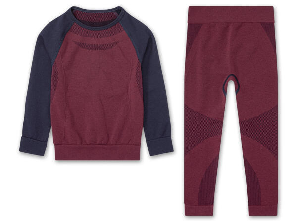 Kleinkinder Seamless-Sportunterwäsche, 2-teilig