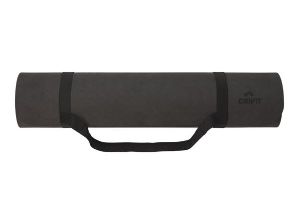 Crivit Black Yoga Fitness Mat