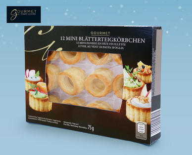 GOURMET Mini-Blätterteigkörbchen