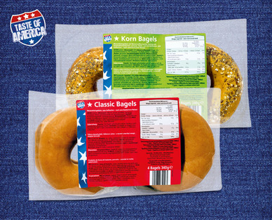 TASTE OF AMERICA Bagels