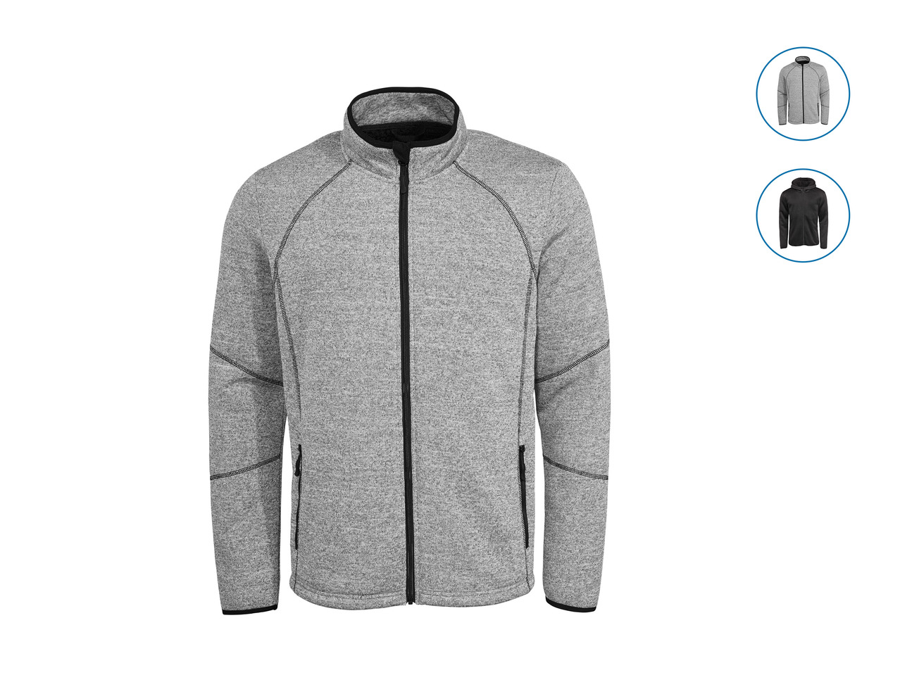 Powerfix Profi Men's Fleece Jacket with Borg Lining1