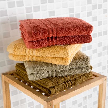 Serviettes en coton bio, 2 pcs