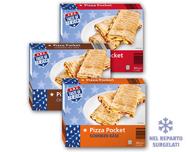 TASTE OF AMERICA Pizza Pockets