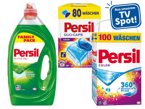 Persil Gel, Pulver oder Caps