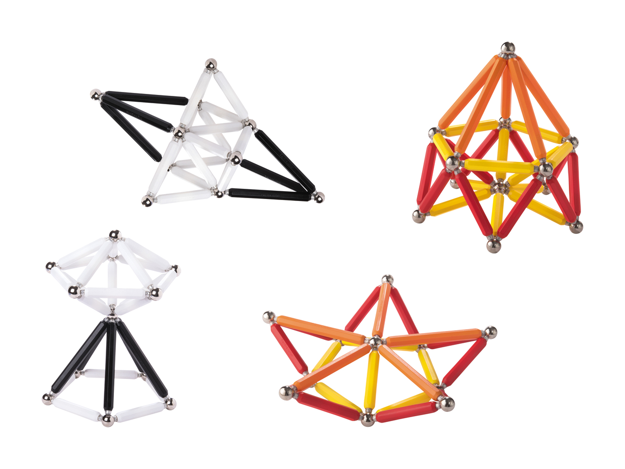 Jeu de construction magnétique, 60 pièces