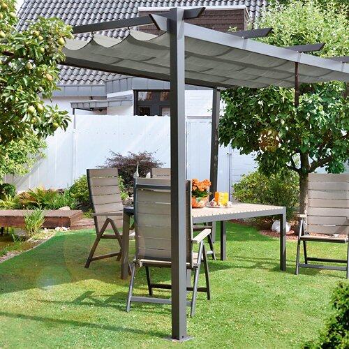 LECO Pergola Lichtgrau