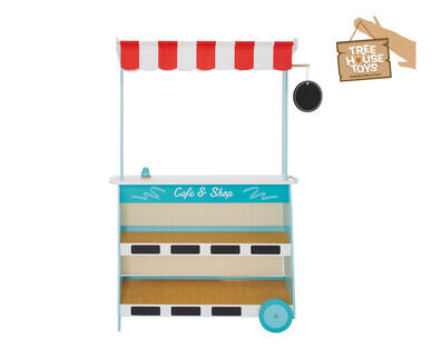 Wooden Reversible Market Stand and Café