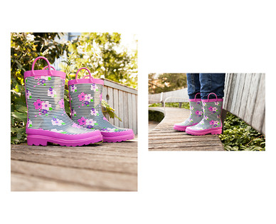 Lily & Dan Girls' Rain Boots