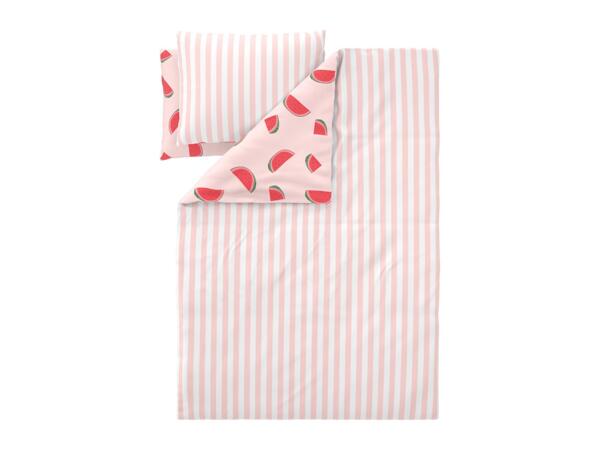 Microfibre Satin Duvet Cover Set With Watermelon Pattern - King